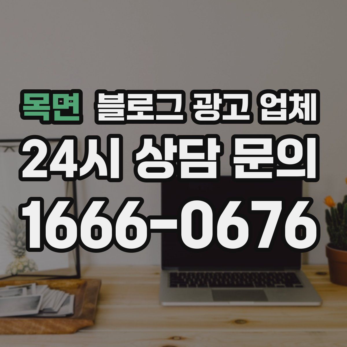 목면 블로그 광고 업체