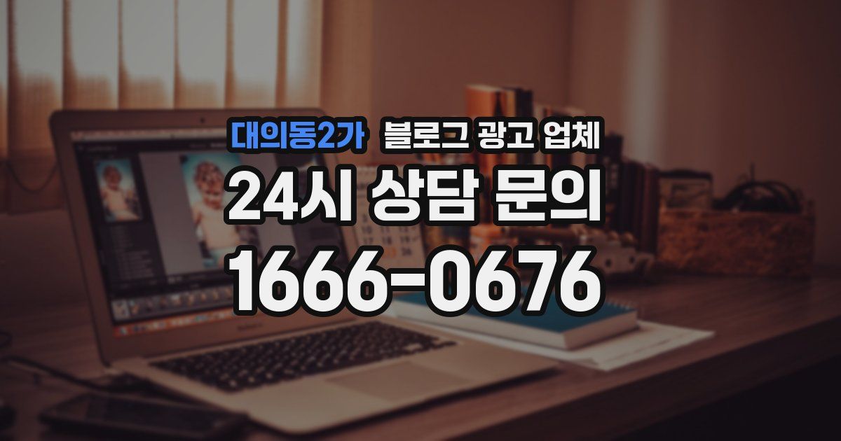 대의동2가 블로그 광고 업체