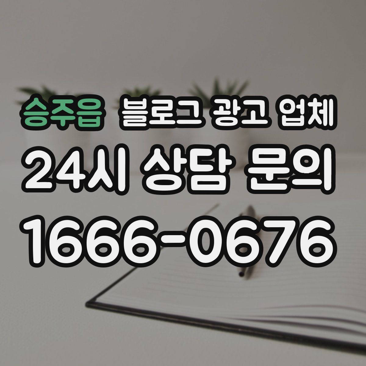 승주읍 블로그 광고 업체