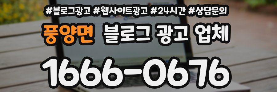 풍양면 블로그 광고 업체