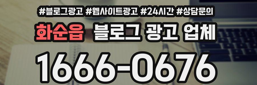 화순읍 블로그 광고 업체