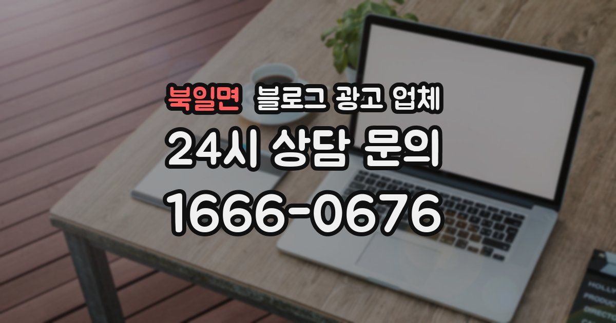 북일면 블로그 광고 업체