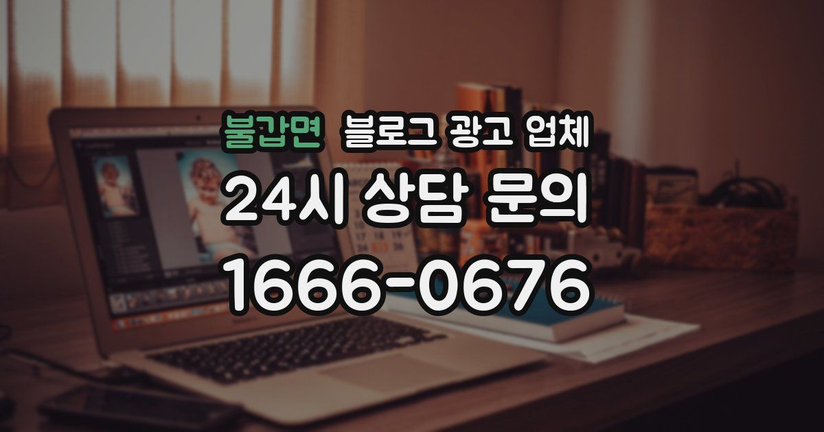 불갑면 블로그 광고 업체