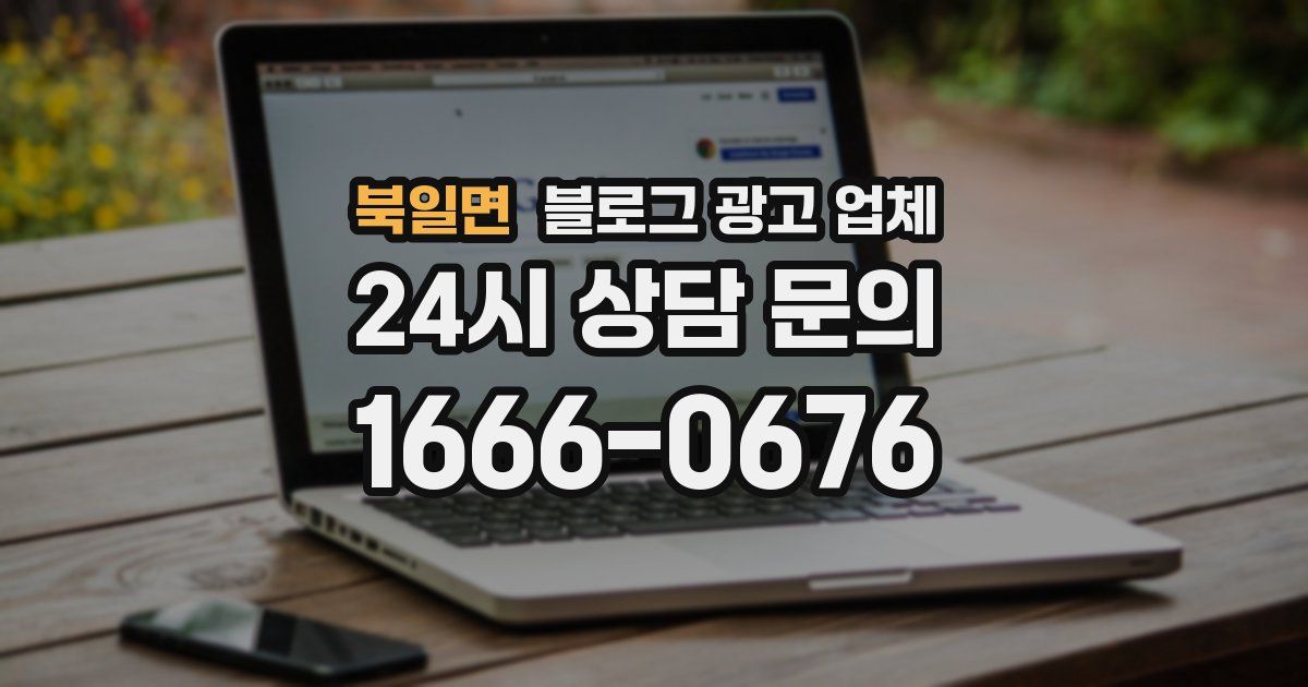 북일면 블로그 광고 업체