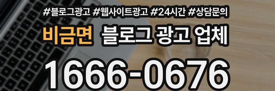 비금면 블로그 광고 업체