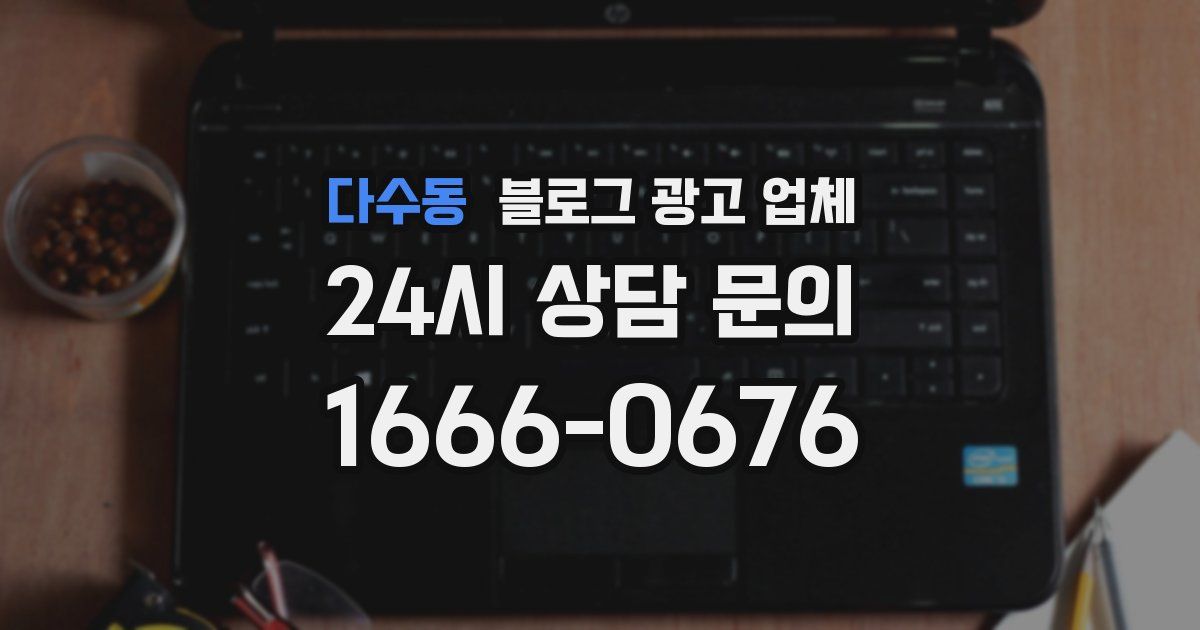 다수동 블로그 광고 업체