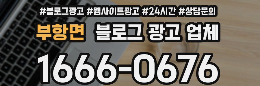 부항면 블로그 광고 업체
