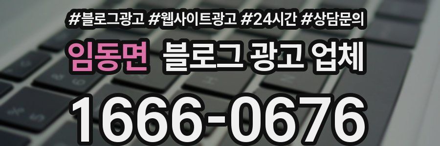 임동면 블로그 광고 업체