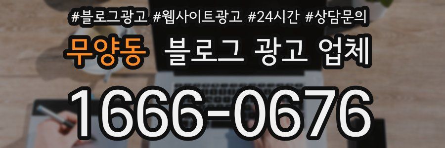 무양동 블로그 광고 업체