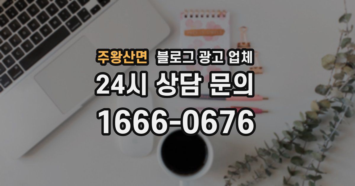주왕산면 블로그 광고 업체