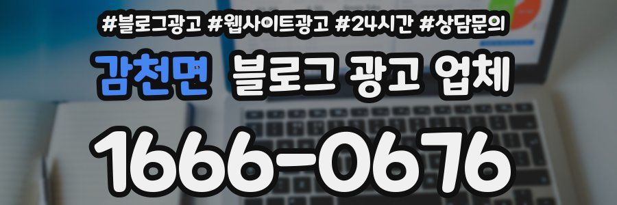 감천면 블로그 광고 업체