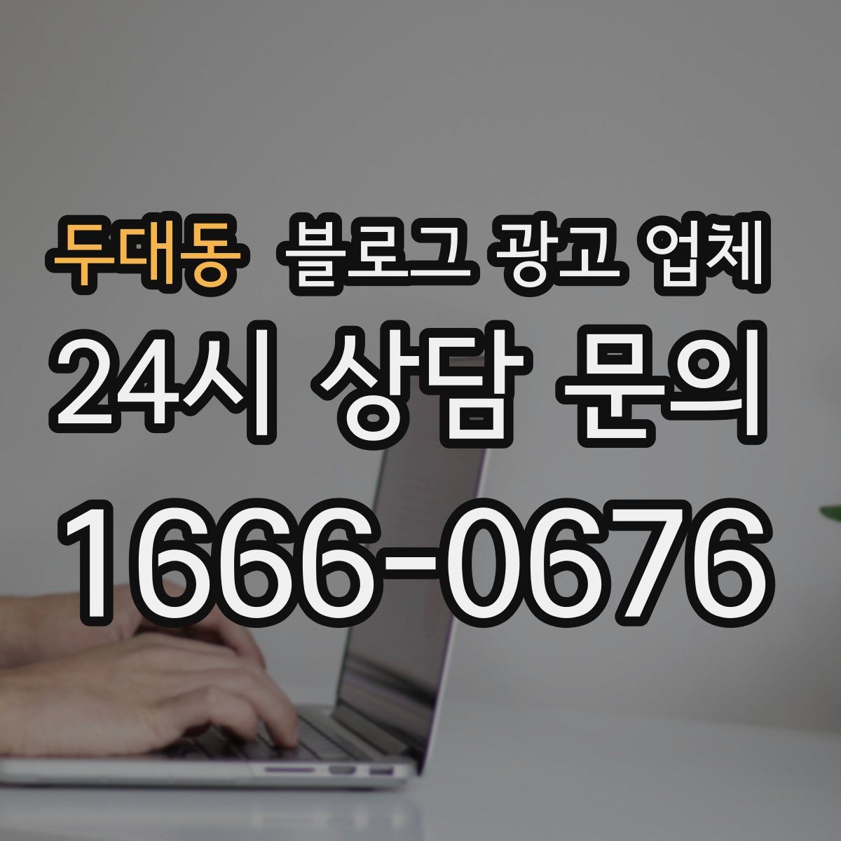 두대동 블로그 광고 업체