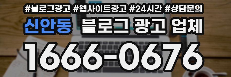 신안동 블로그 광고 업체