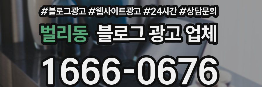 벌리동 블로그 광고 업체