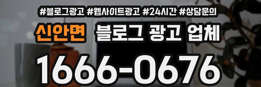 신안면 블로그 광고 업체