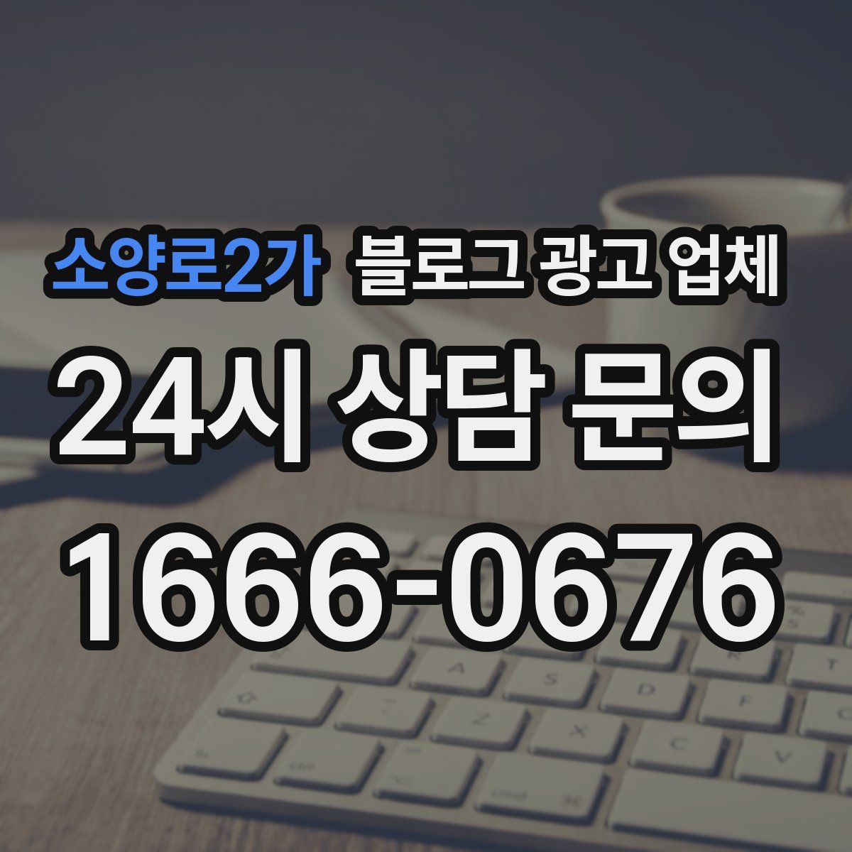 소양로2가 블로그 광고 업체