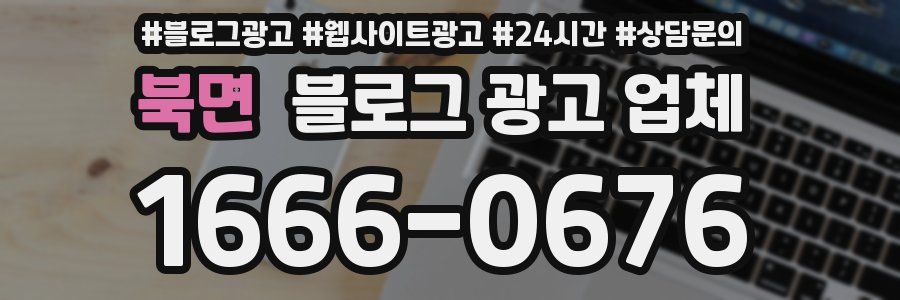 북면 블로그 광고 업체