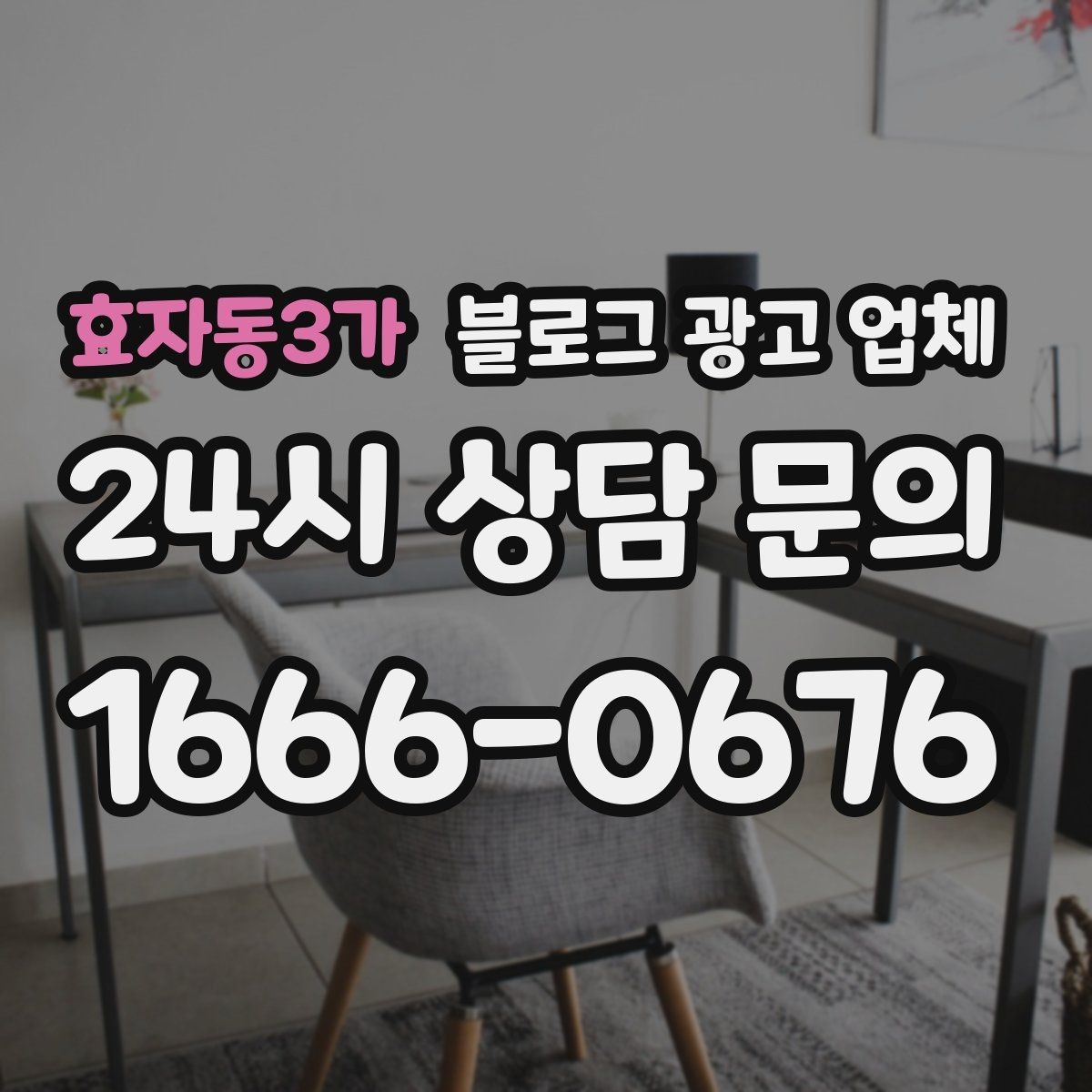 효자동3가 블로그 광고 업체 활용 시 효율을 높이는 방법