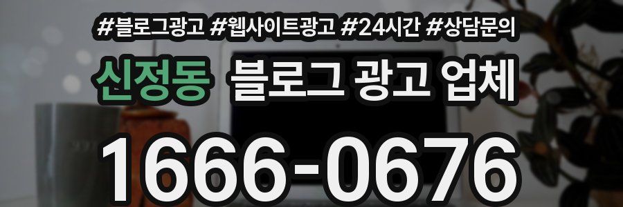 신정동 블로그 광고 업체