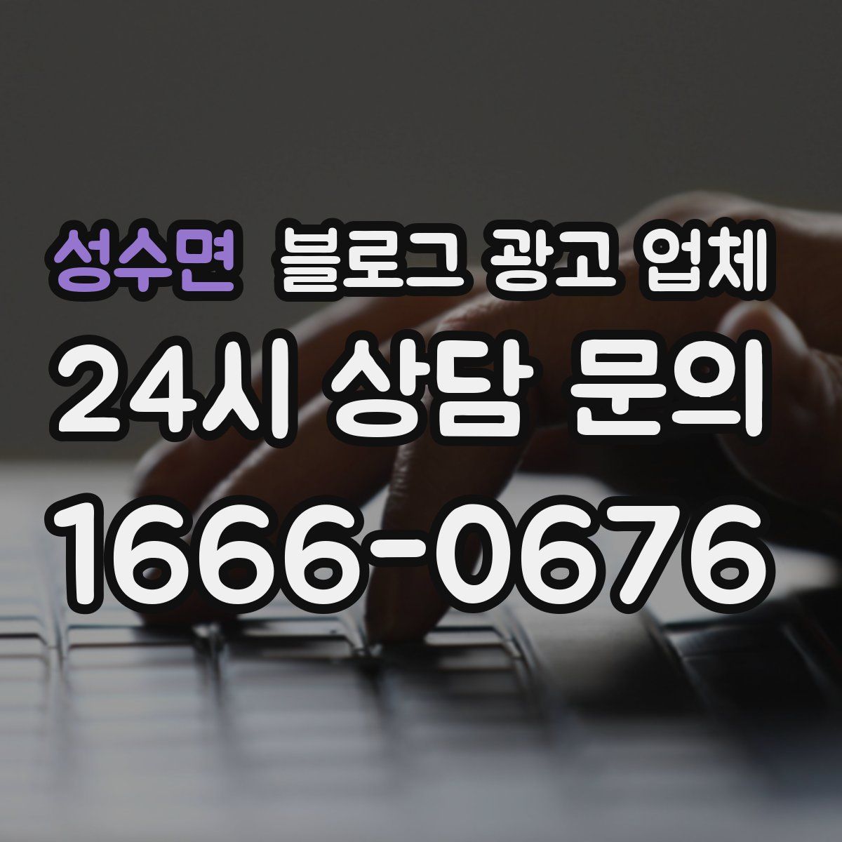 성수면 블로그 광고 업체