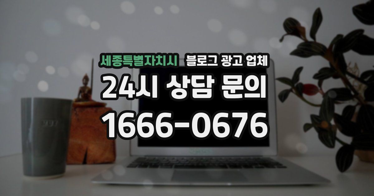 세종특별자치시 블로그 광고 업체
