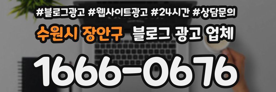 수원시 장안구 블로그 광고 업체