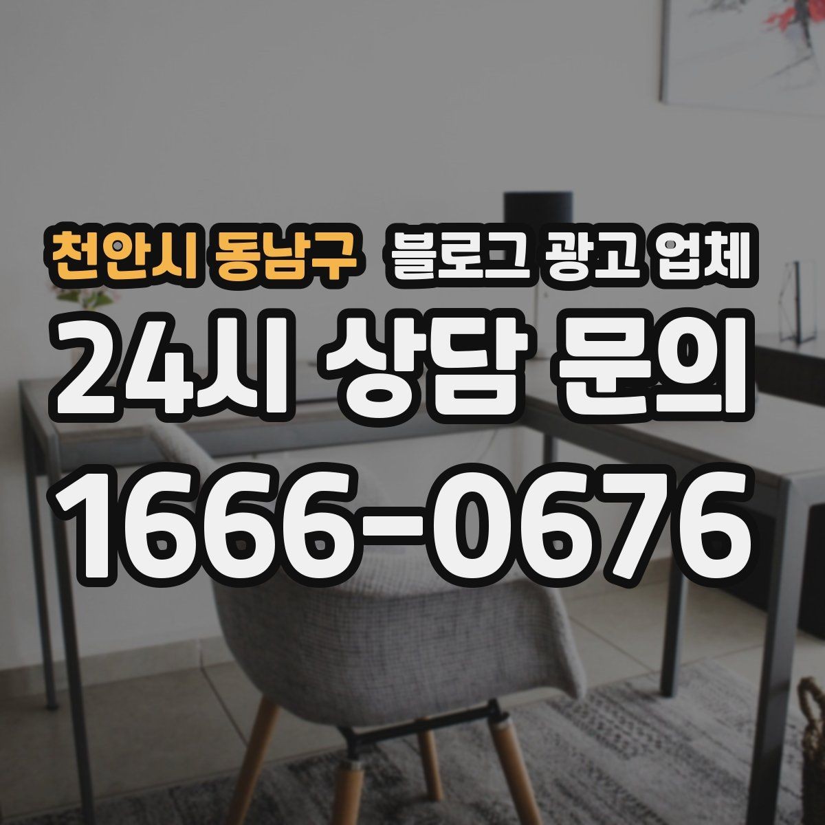 천안시 동남구 블로그 광고 업체 비용 구성은 어떻게 이루어질까