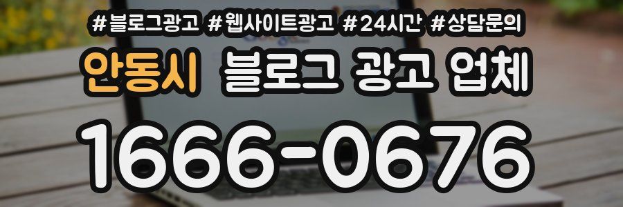 안동시 블로그 광고 업체