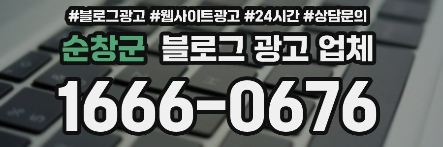순창군 블로그 광고 업체