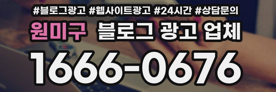 원미구 블로그 광고 업체