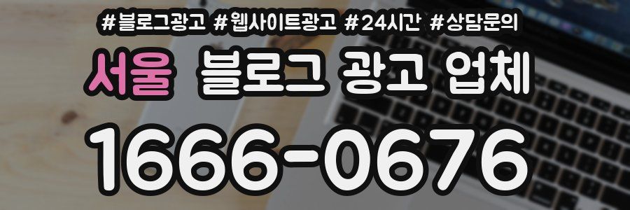 서울 블로그 광고 업체