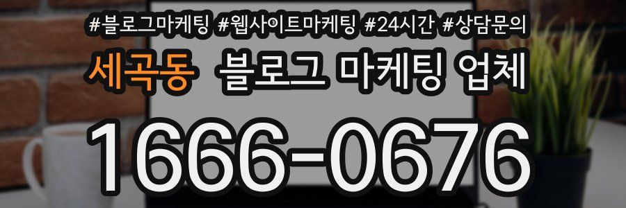세곡동 블로그 마케팅 업체