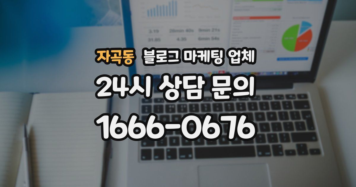 자곡동 블로그 마케팅 업체