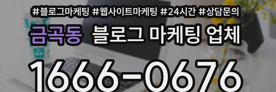 금곡동 블로그 마케팅 업체
