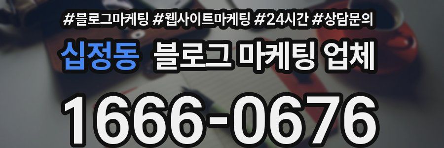 십정동 블로그 마케팅 업체