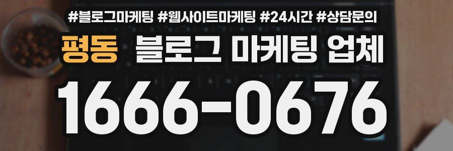 평동 블로그 마케팅 업체