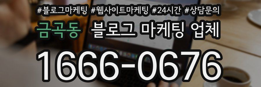 금곡동 블로그 마케팅 업체