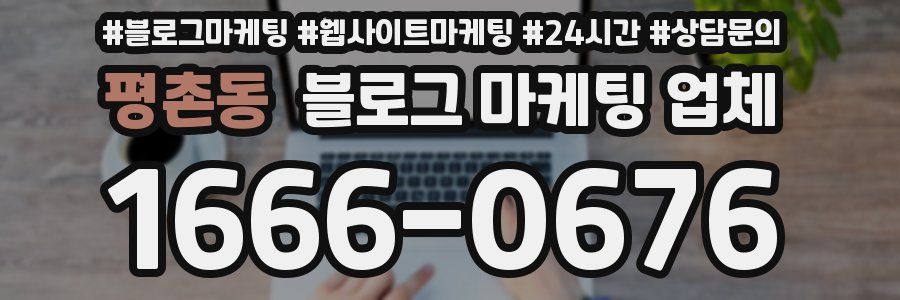평촌동 블로그 마케팅 업체