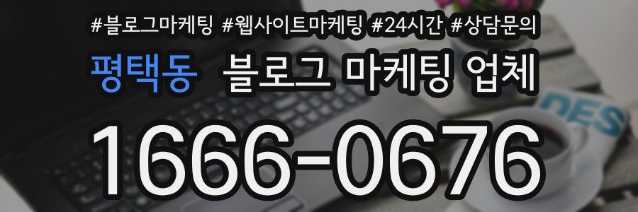 평택동 블로그 마케팅 업체