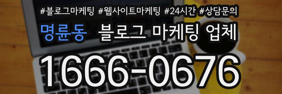 명륜동 블로그 마케팅 업체