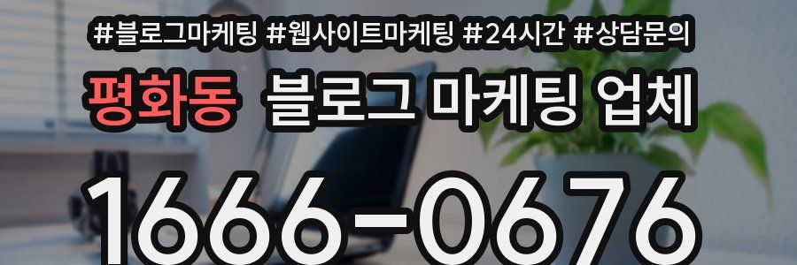 평화동 블로그 마케팅 업체