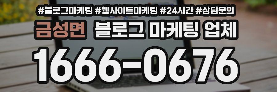 금성면 블로그 마케팅 업체