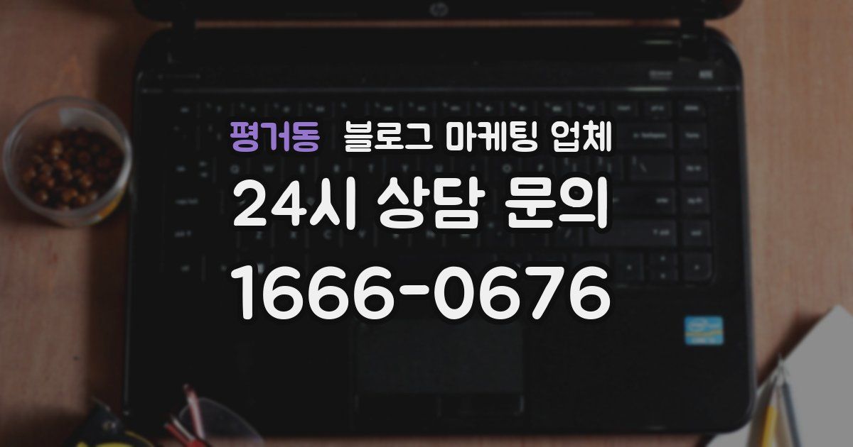 평거동 블로그 마케팅 업체