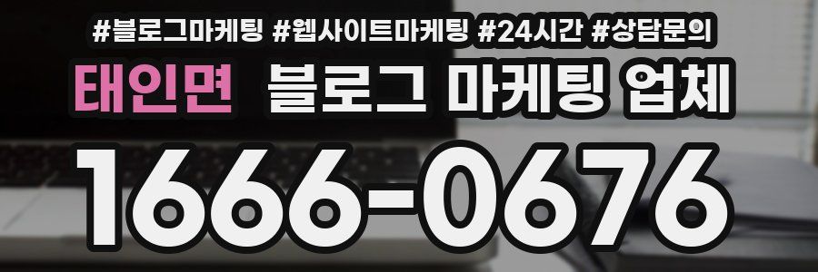 태인면 블로그 마케팅 업체