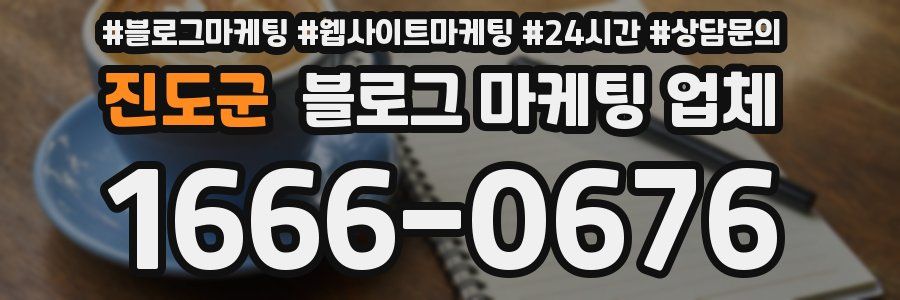 진도군 블로그 마케팅 업체