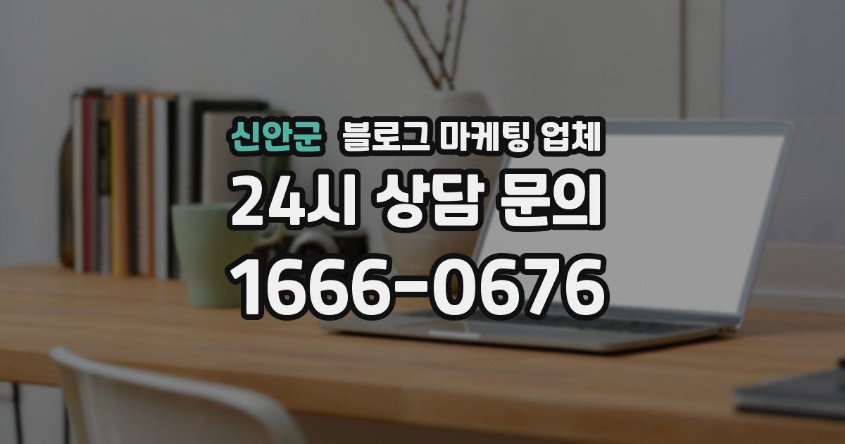 신안군 블로그 마케팅 업체