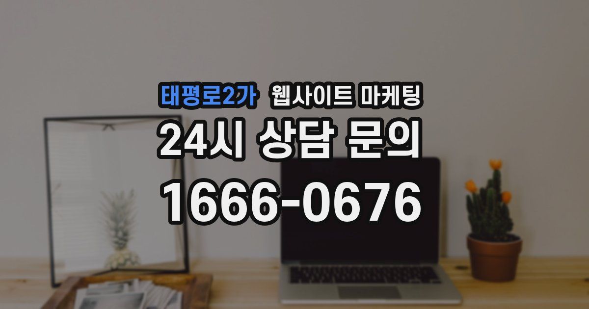 태평로2가 웹사이트 마케팅
