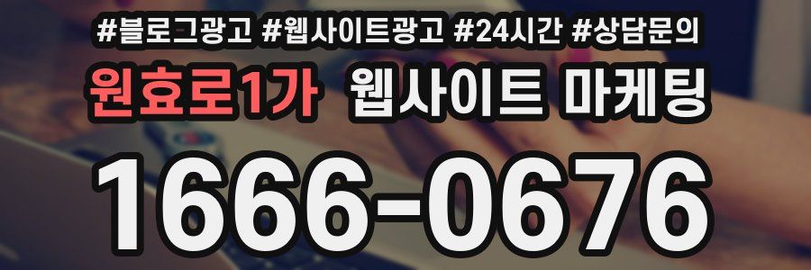 원효로1가 웹사이트 마케팅