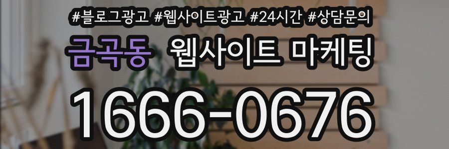 금곡동 웹사이트 마케팅