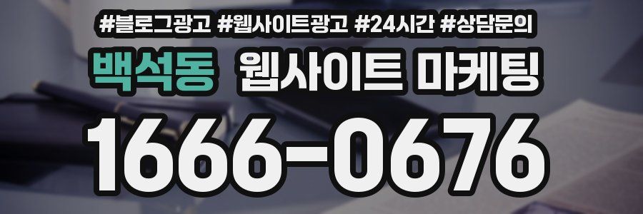 백석동 웹사이트 마케팅